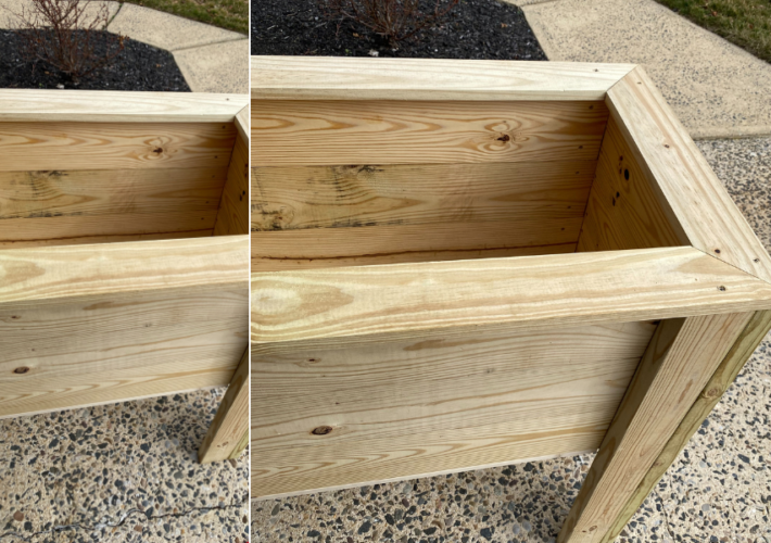 DIY Raised Planter Bed With Legs