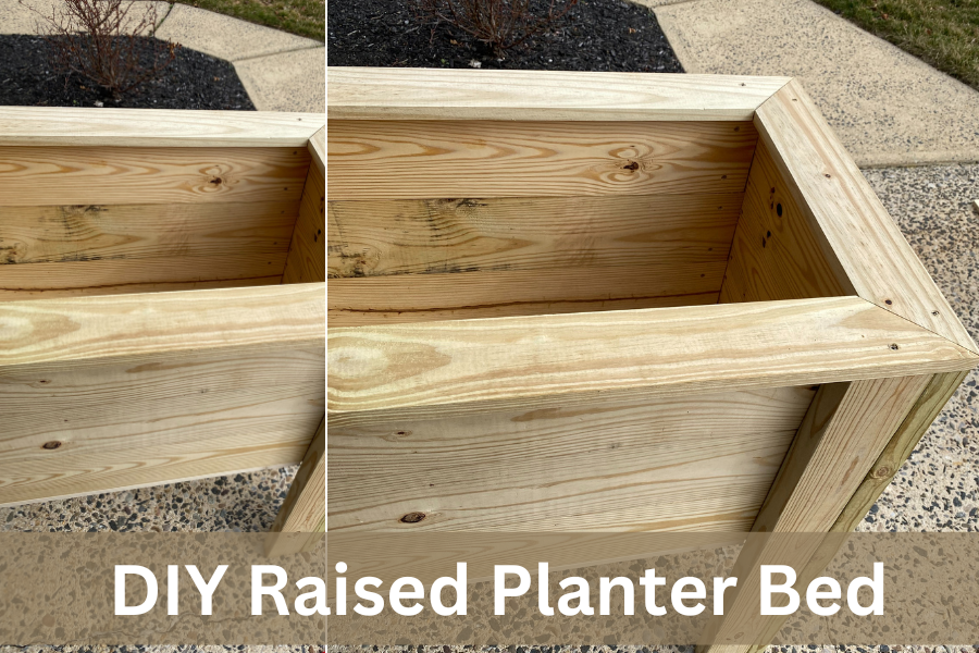 DIY Raised Planter Box With Legs