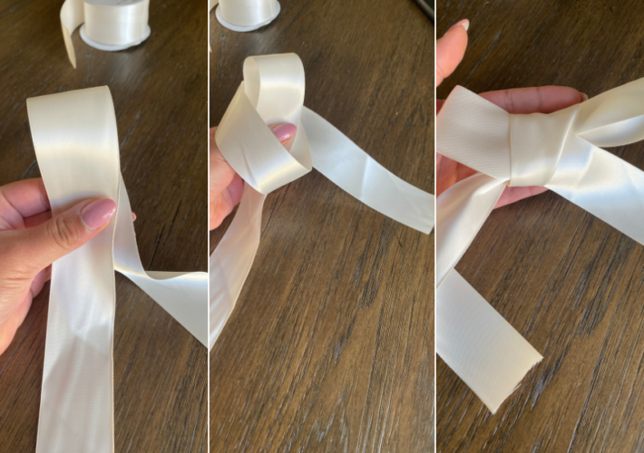 how to make a simple bow with ribbon