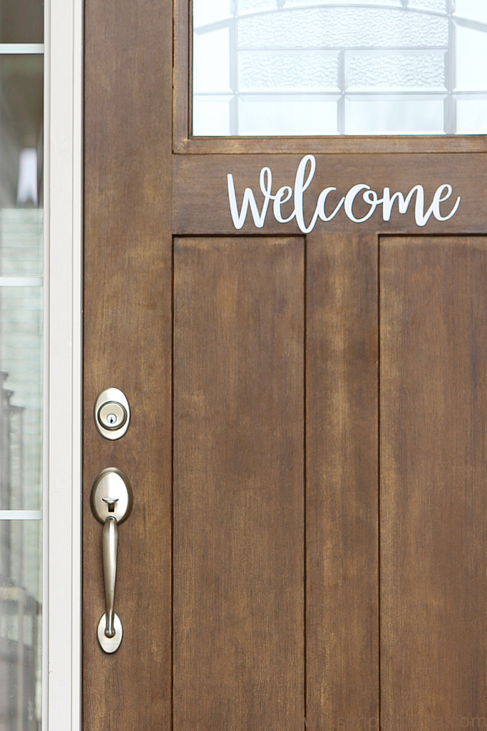 front door decor outside