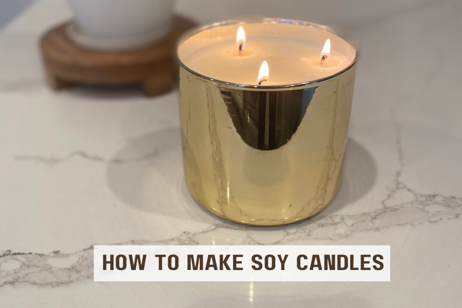 how to make soy candles at home