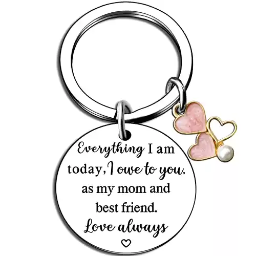 Mother's Day Keychain Gifts from Daughter Son - Remember I Love You Mom Birthday Christmas Gift for Mom Daughter Gifts Birthday Gift for Mother and Daughter Christmas Christmas Stocking Stuffer