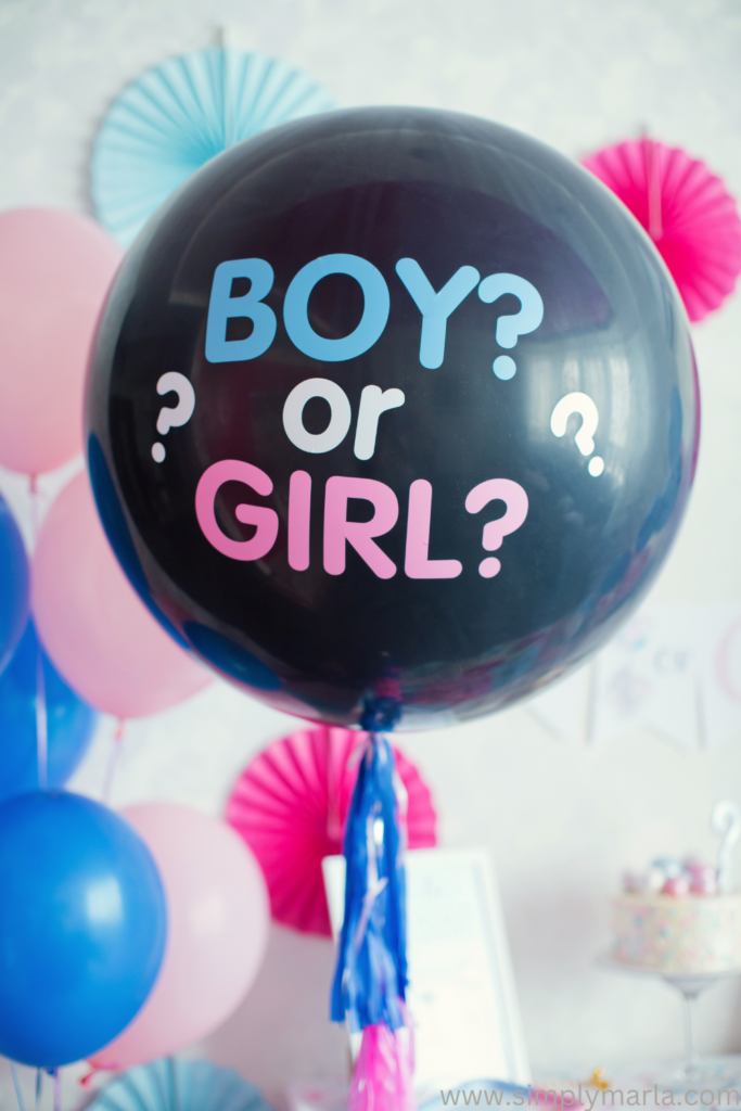 intimate gender reveal ideas