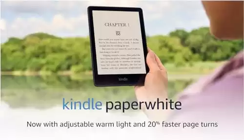 Amazon Kindle Paperwhite (16 GB) Now with a larger display, adjustable warm light, increased battery life, and faster page turns Black