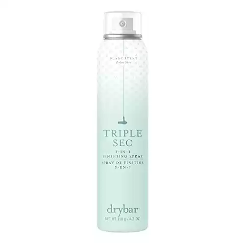 Drybar Triple Sec 3-in-1 Finishing Spray Blanc Scent - Full Size | Adds Texture, Amplifies and Refreshes Hair for Fuller Styles & Absorbs Light Oils, All Hair Types