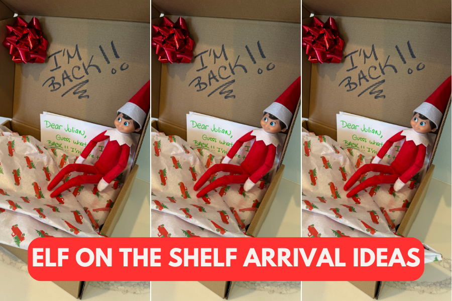 elf on the shelf arrival ideas