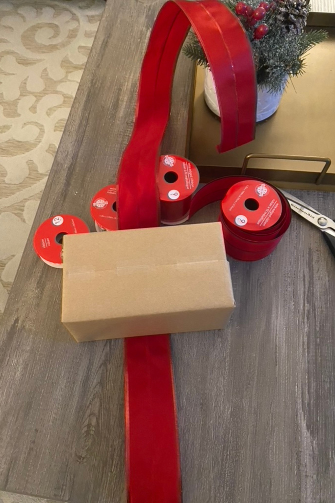 how to tie a gift bow with thin ribbon