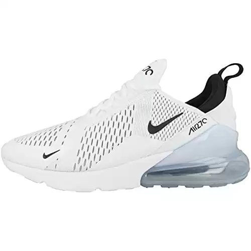 Nike Men's Air Max 270 Sneaker, White White Black White 100, 10