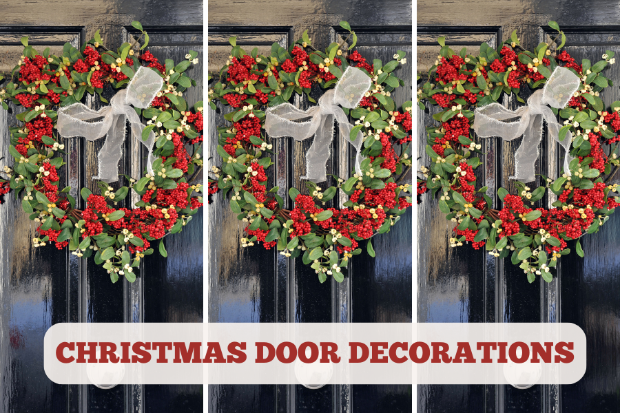 CHRISTMAS DOOR DECORATIONS