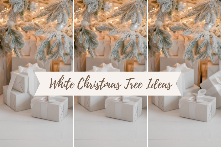 white christmas tree ideas 2024