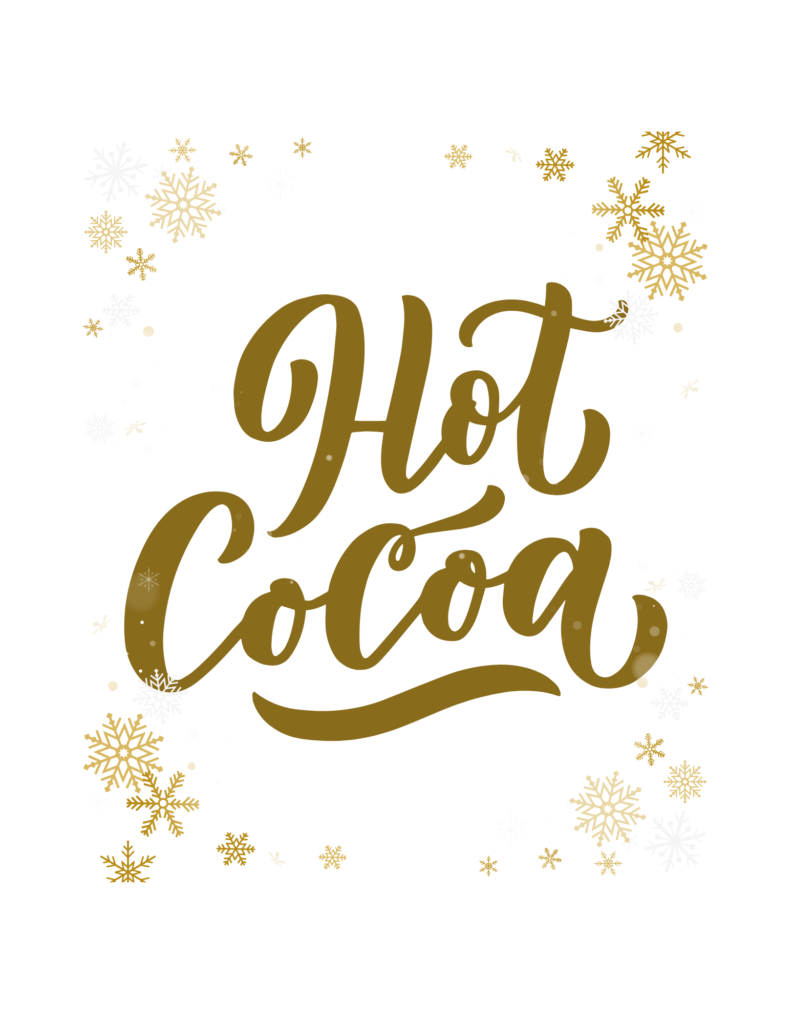 HOT COCOA BAR IDEAS DIY