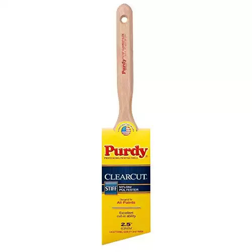 Purdy 144152125 Clearcut Series Glide Angular Trim Paint Brush, 2-1/2 inch