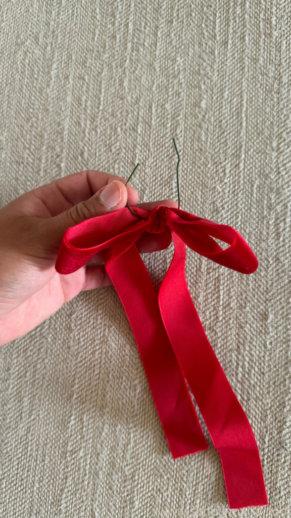 velvet bows christmas tree decorations