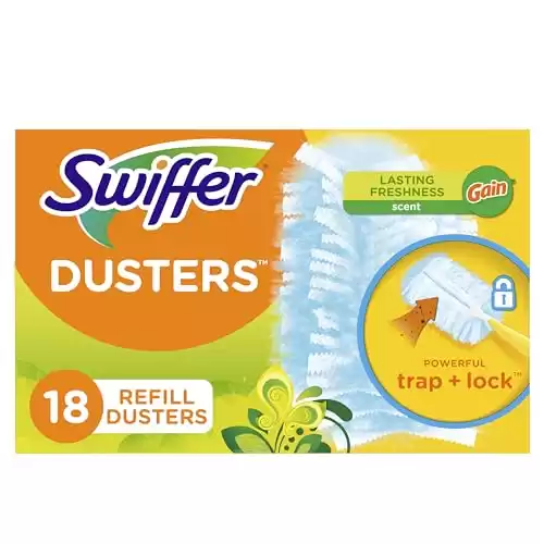 Dusters Multi-Surface Duster Refills for Cleaning, Gain Original Scent, 18 Count