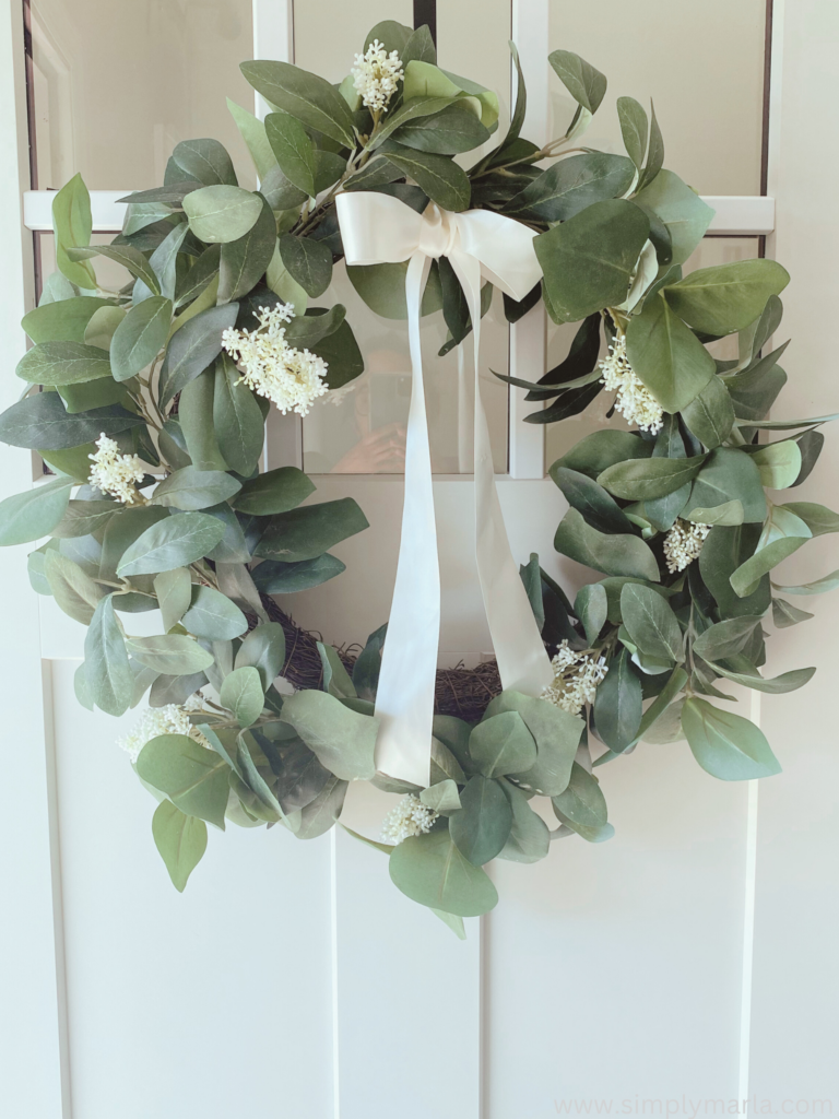 how to make a bow for a wreath easy 