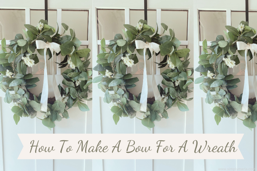 How To Make A Bow For A Wreath