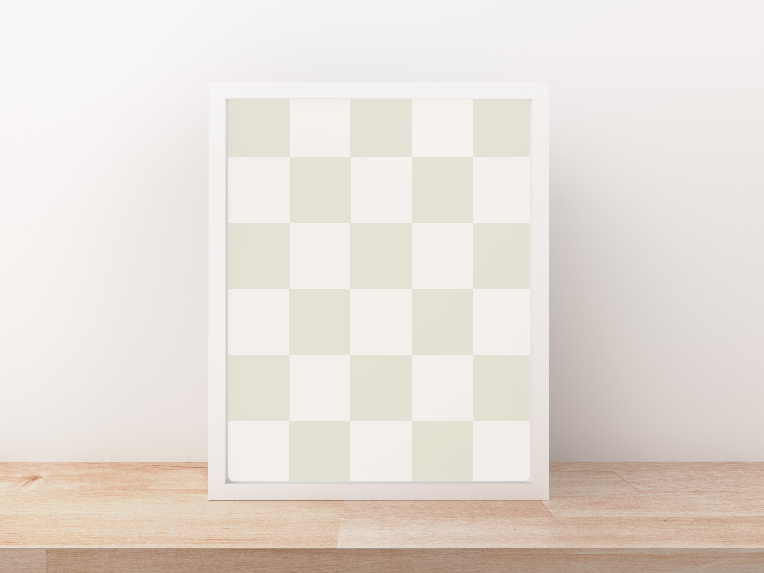 Checkered Wall Art Digital Download, Neutral Checker Art Print, Beige Printable Wall Art, Trendy Checkerboard Poster, Beige Neutral Art Dorm - Etsy