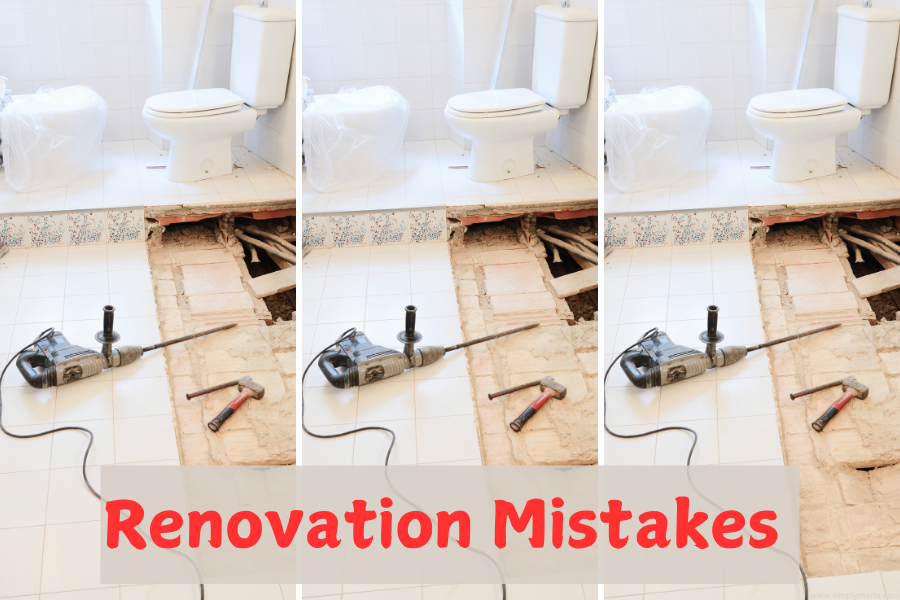 renovation mistakes