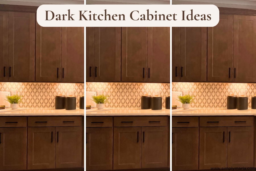 dark kitchen cabinet ideas